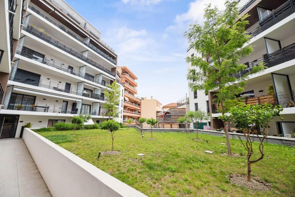 Le Cap Riviera - Centre- Parking Prive - Climatisation Apartman Menton Kültér fotó